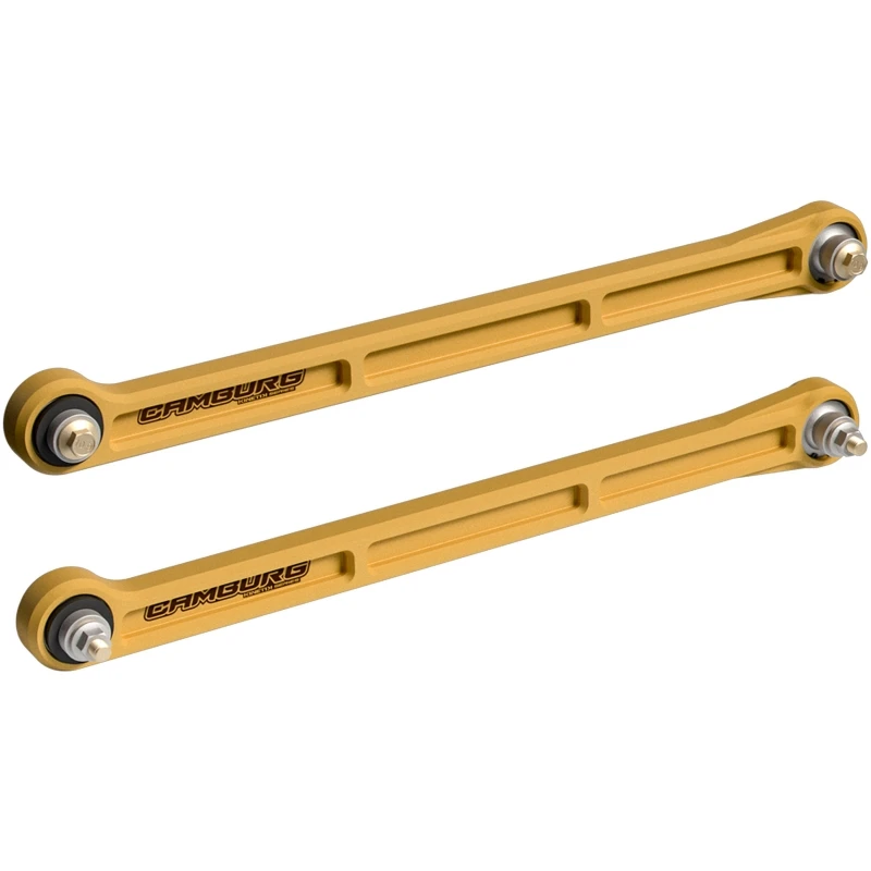 Camburg KINETIK Series Rear Billet Lower Trailing Arm Kit Gold for 22+ Toyota Tundra / 24+ Tacoma / 23+ Sequoia