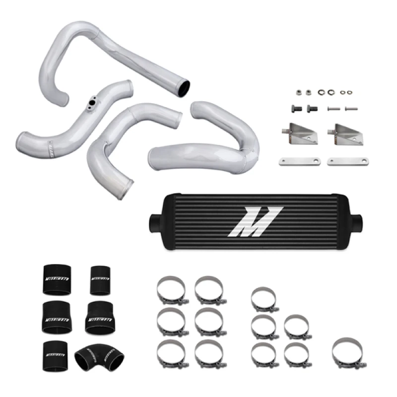 Mishimoto 10-12 Hyundai Genesis 2.0T Schwarzes Renn-Luft/Luft-Wärmetauscher-Kit