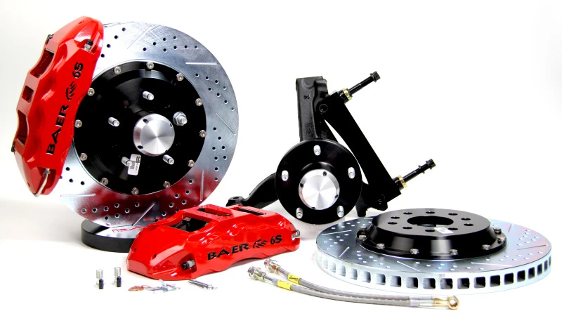 Baer Brakes 78-88 Buick Regal STD Studs 14in Extreme+ Front SDZ Brake Kit - Comp Yellow