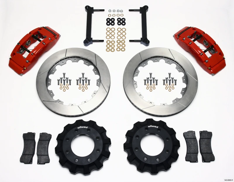 Wilwood TC6R Vordere Bremse 16,00 Zoll Rot 1999-2010 GM H2 LKW/SUV 2500