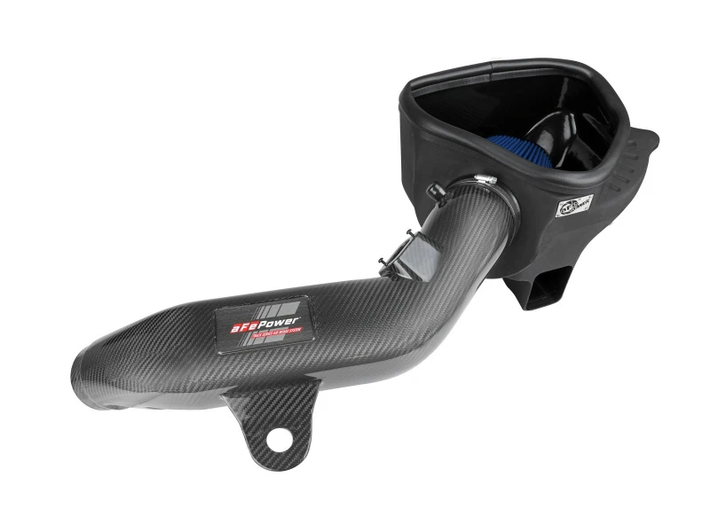 aFe Track Series Carbon Fiber Einlasssystem mit Pro 5R Filter BMW M2 (F87) 16-18 L6-3.0L (t) N55