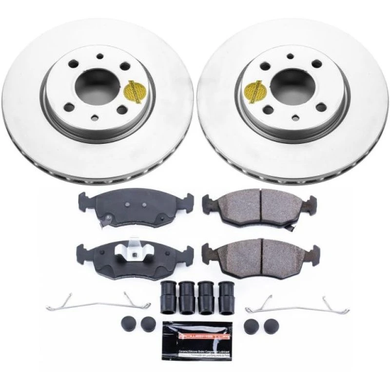 Power Stop 12-18 Fiat 500 Front Z23 Evolution Sport Coated Brake Kit