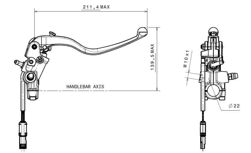 Brembo OE Prime Brake Master Cylinder