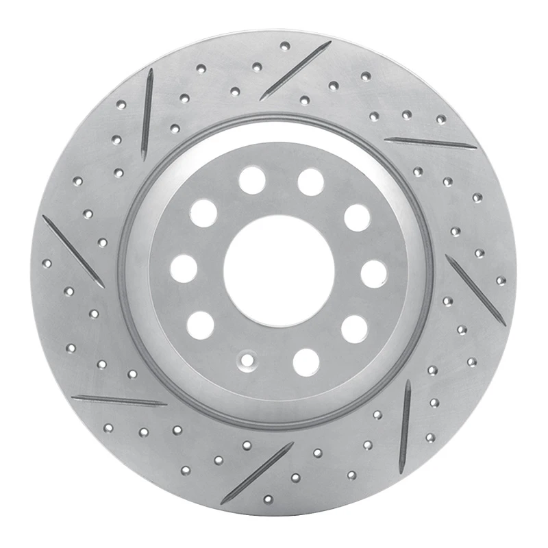 DFC 16-25 Audi Tt Quattro Rear Left Drilled & Slotted Geoperformance Rotor