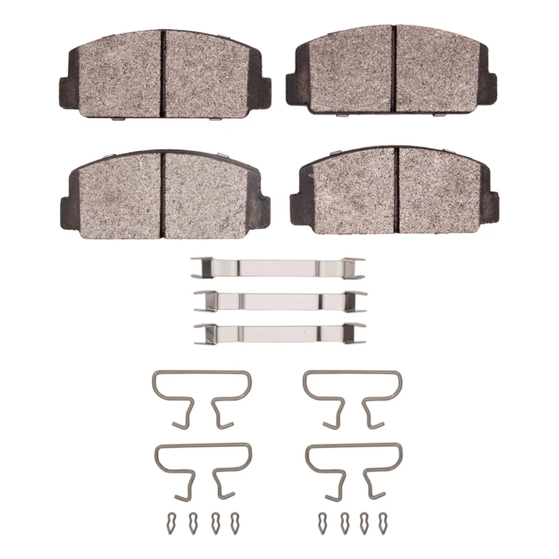 DFC 72-81 Subaru Star Front 5000 Advanced Semi Metallic Brake Pads and Hardware Kit