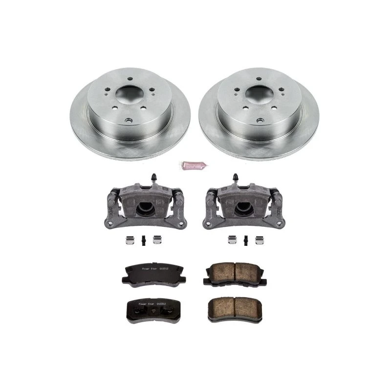 Power Stop Rear Autospecialty Brake Kit w/Calipers for 04-11 Mitsubishi Endeavor
