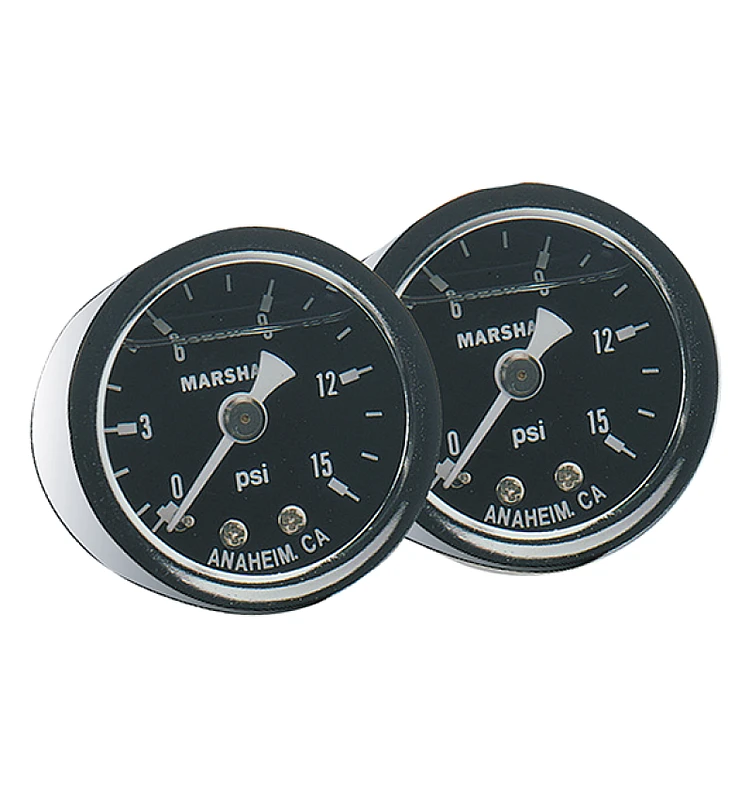Fragola Fuel Pressure Gauge 0-15 PSI Dry