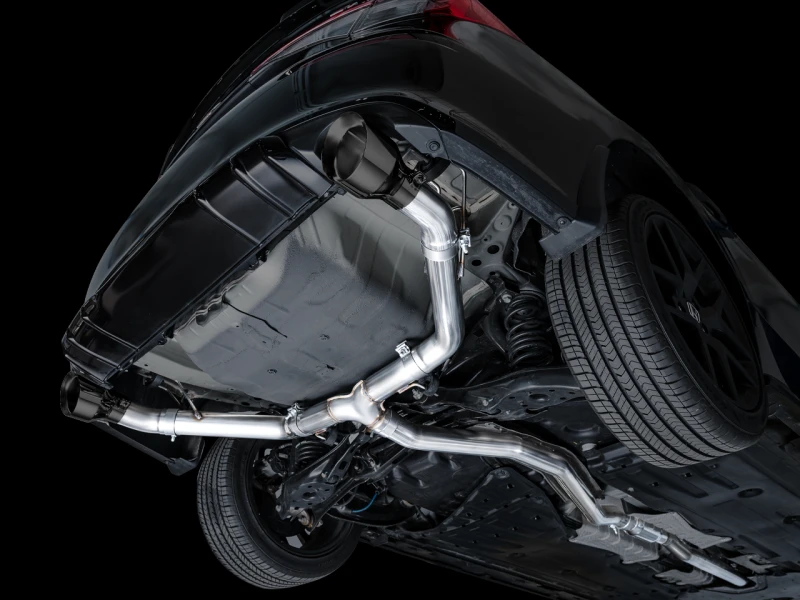 AWE Tuning 22+ Honda Civic Si/Acura Integra Track Edition Catback Auspuff - Doppelte Diamant-Schwarz Spitzen