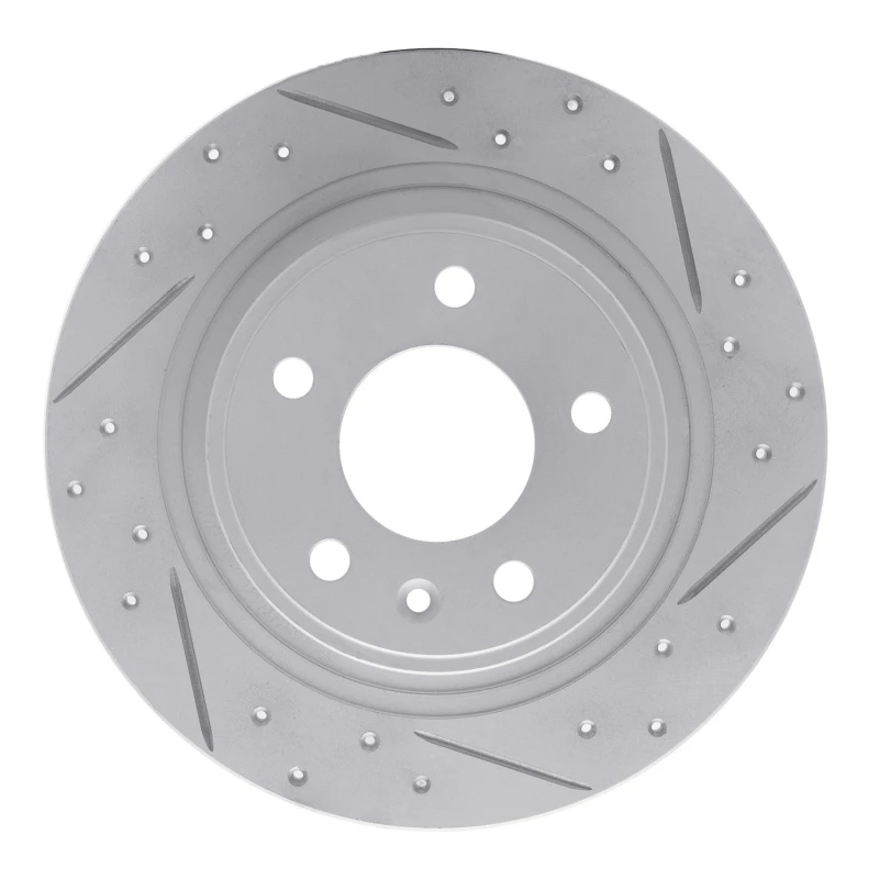 DFC 11-19 Buick Cascada Rear Right Drilled & Slotted Geoperformance Rotor
