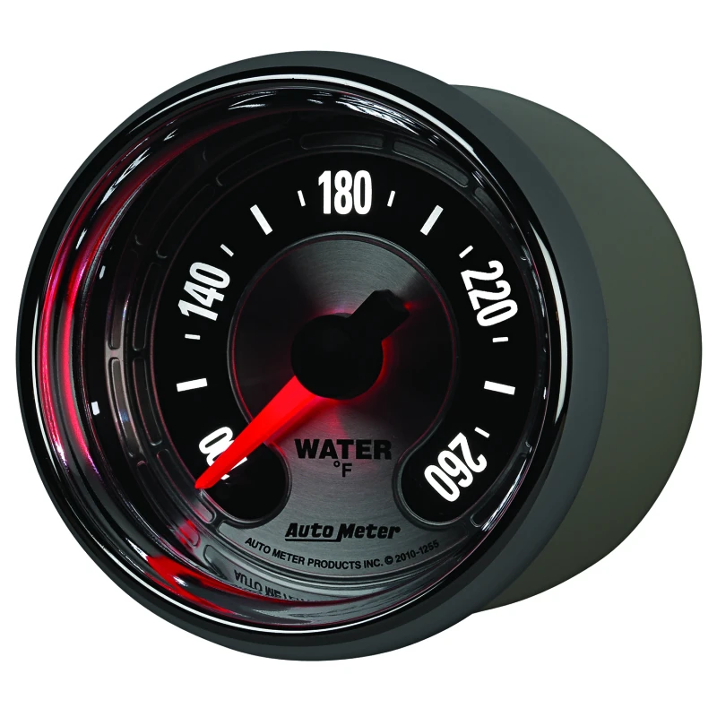 Autometer American Muscle 52mm Full Sweep Electric 100-260 Deg F Water Temperature Gauge