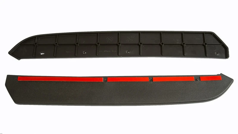 Roush Seiten-Splitter-Kit Hinten LH & RH Schwarz Stipple Finish