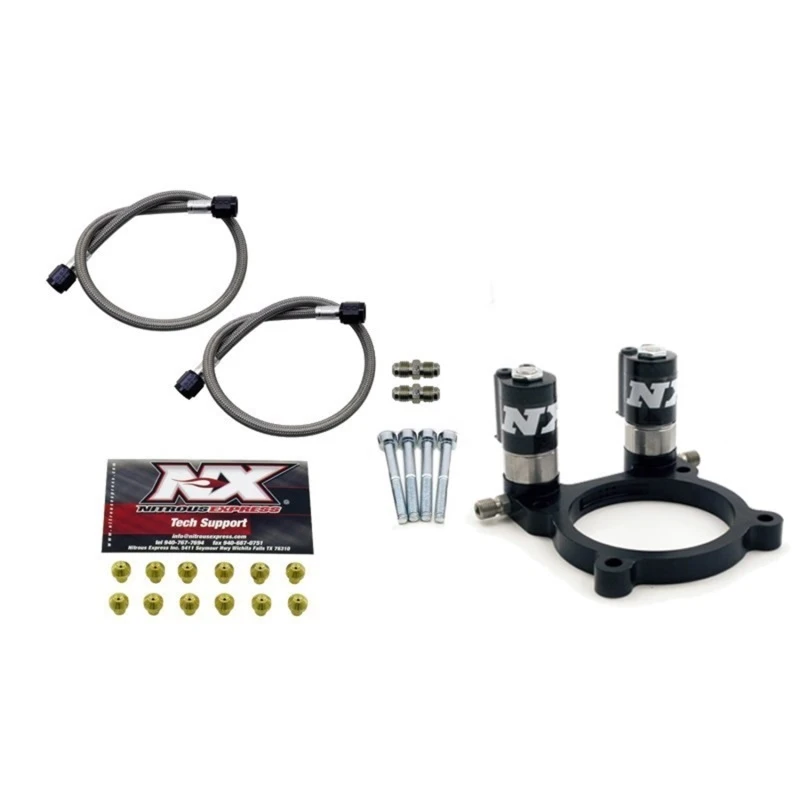 Nitrous Express 11-14 Ford Mustang 3,5L/3,7L Nitrous-Platten-Konvertierung (mit integrierten Solenoiden)