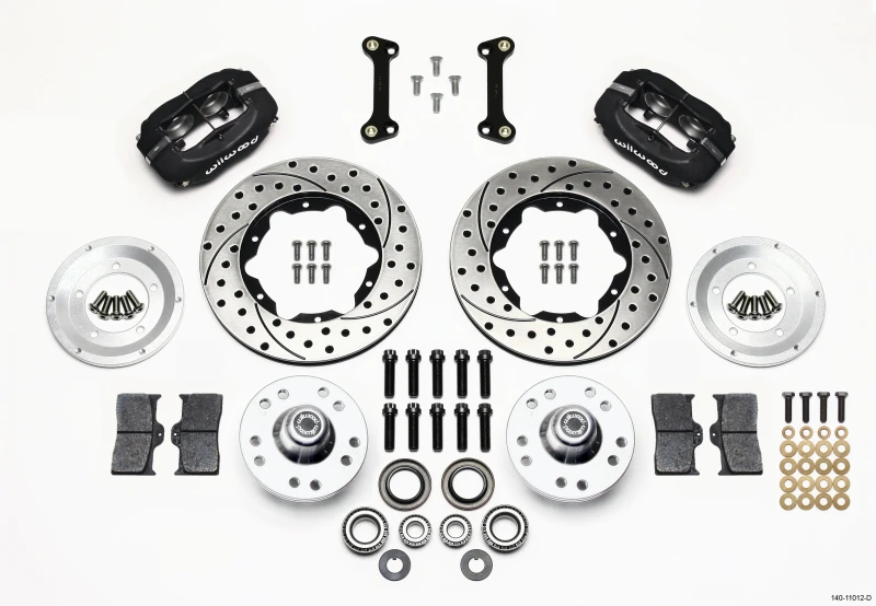 Wilwood Forged Dynalite Front-Kit 11,00 Zoll gebohrt 82-92 Camaro/Firebird