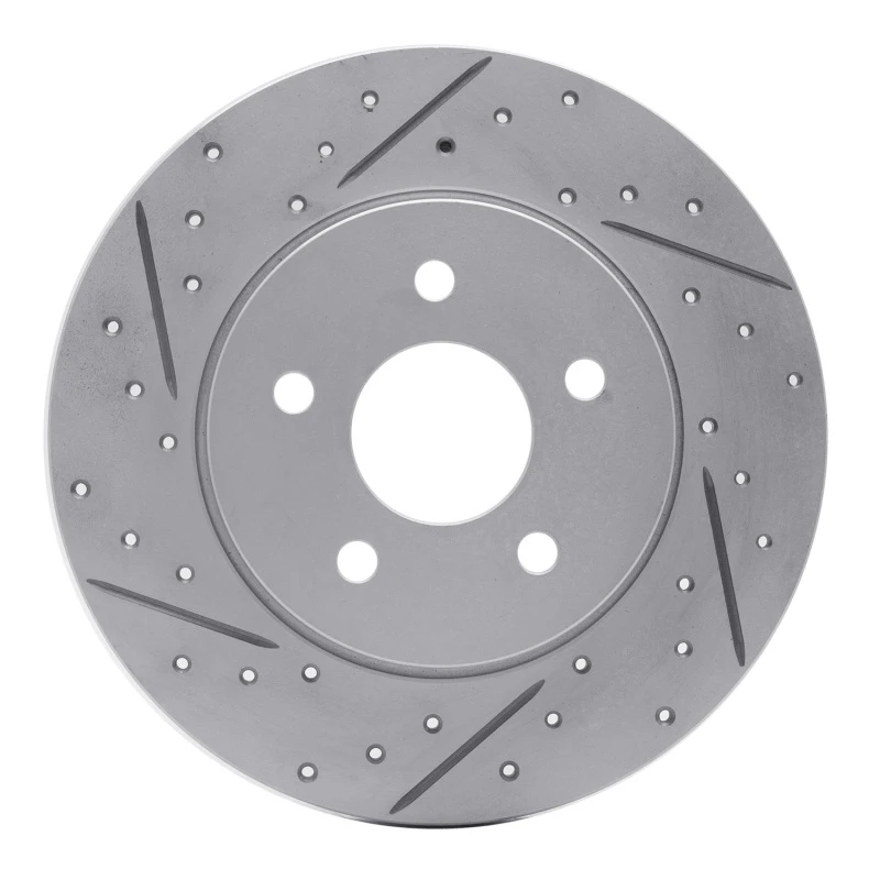 DFC 01-08 Ford Mondeo (Mexico) Rear Left Drilled & Slotted Geoperformance Rotor