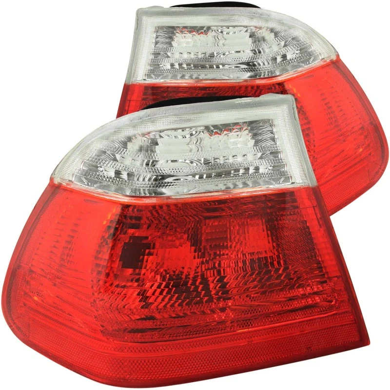 ANZO 1999-2001 BMW 3er E46 Rückleuchten Rot/Klar