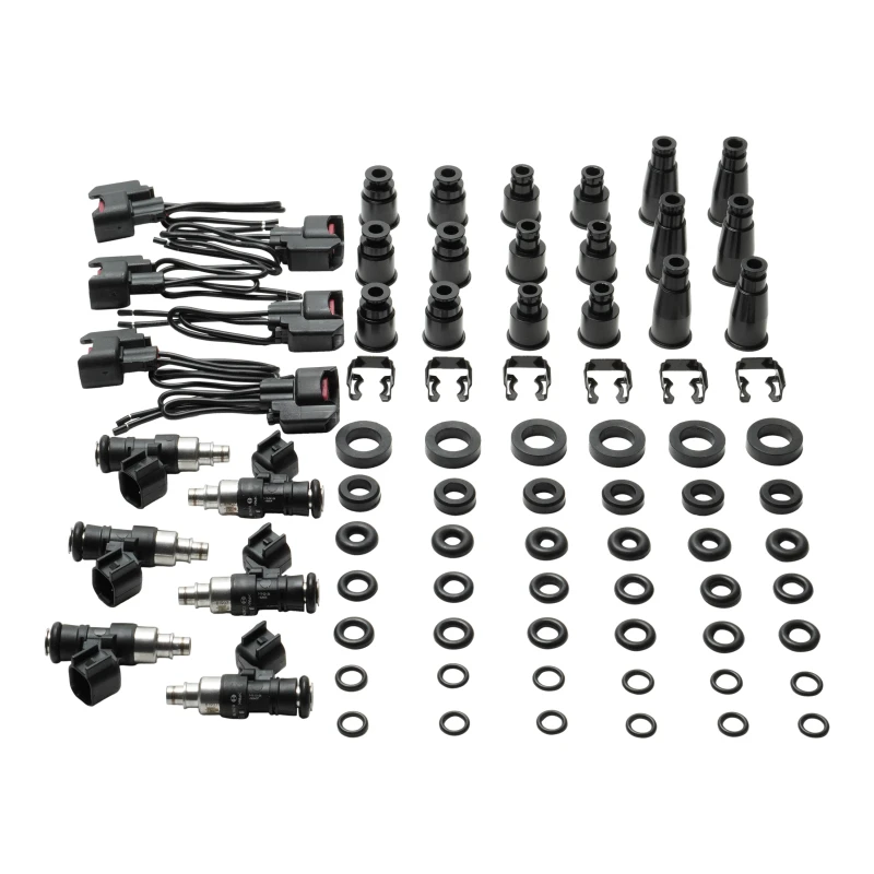 DeatschWerks Universal 6 Cylinder Import Injector Kit - Set of Six 550cc Injectors