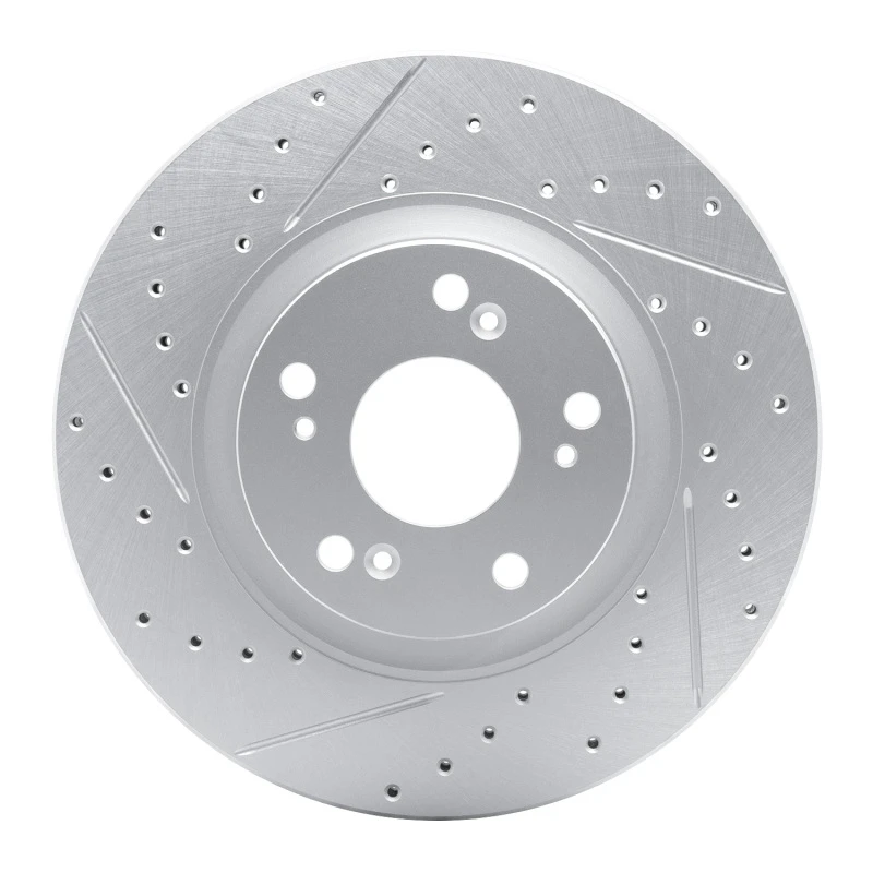 DFC 02-15 Acura Rsx Front Left Drilled & Slotted Geoperformance Rotor