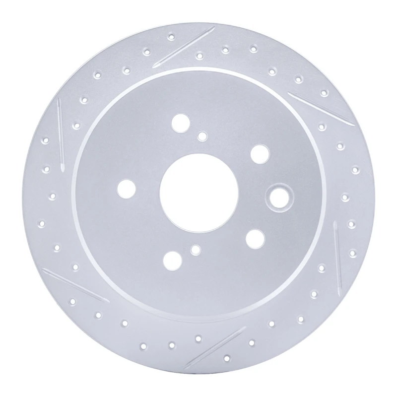 DFC 06-15 Lexus Is250 Rear Left Drilled & Slotted Geoperformance Rotor