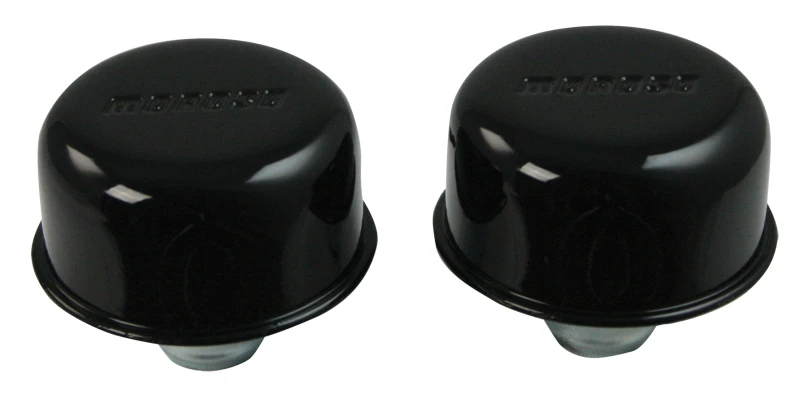 Moroso Ventildeckel Breather – 1,22 Zoll Durchmesser – Einteiliger Push-In Typ – Schwarz Pulverbeschichtet