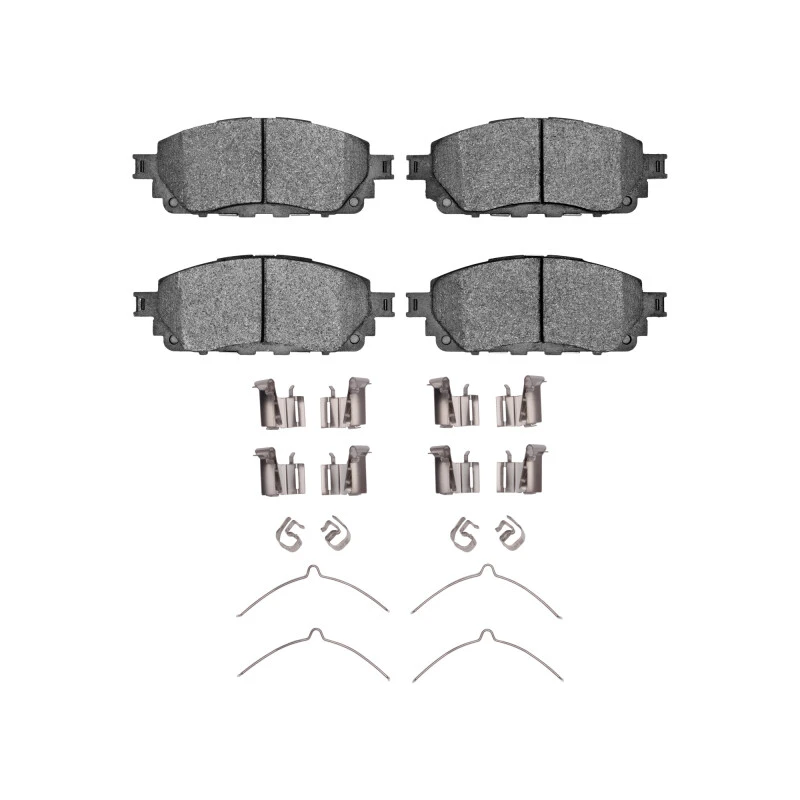 DFC 16-25 Toyota Hilux (Mexico) Front 3000 Semi-Metallic Brake Pads and Hardware Kit