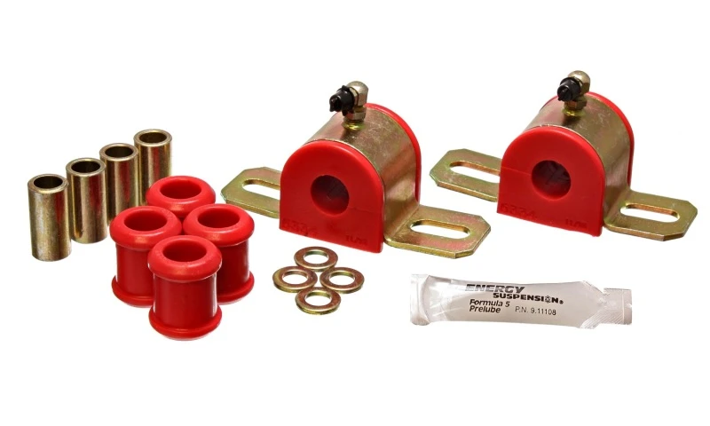 Energy Suspension 08-10 Chrysler 300C RWD / 07-10 Charger RWD Rote 17,5mm Hinterachs-Stabilisator-Bushing-Set
