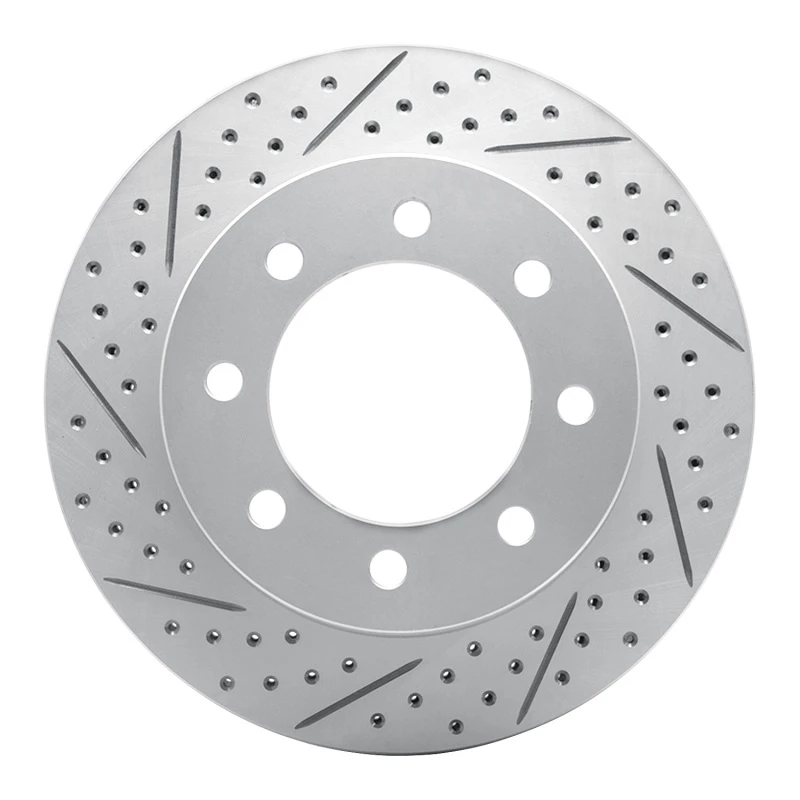 DFC 03-08 Dodge Ram 1500 Pickup Front Left Drilled & Slotted Geoperformance Rotor