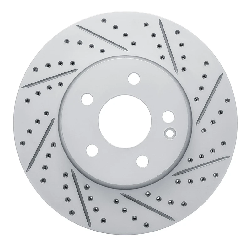 DFC 16-23 Mercedes-Benz Metris Front Right Drilled & Slotted Geoperformance Rotor