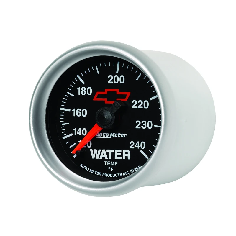 Autometer Sport-Comp II 2-1/16in 120-240 Deg Mechanical Water Temp Gauge - Bowtie Black