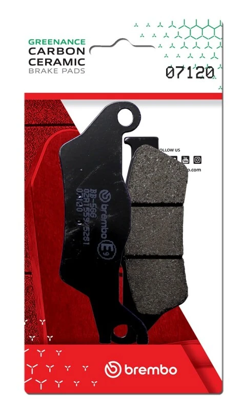 Brembo OE Carbon Ceramic Brake Pad for Aprilia Sr/Aprilia Sxr/Piaggio Typhoon - Front