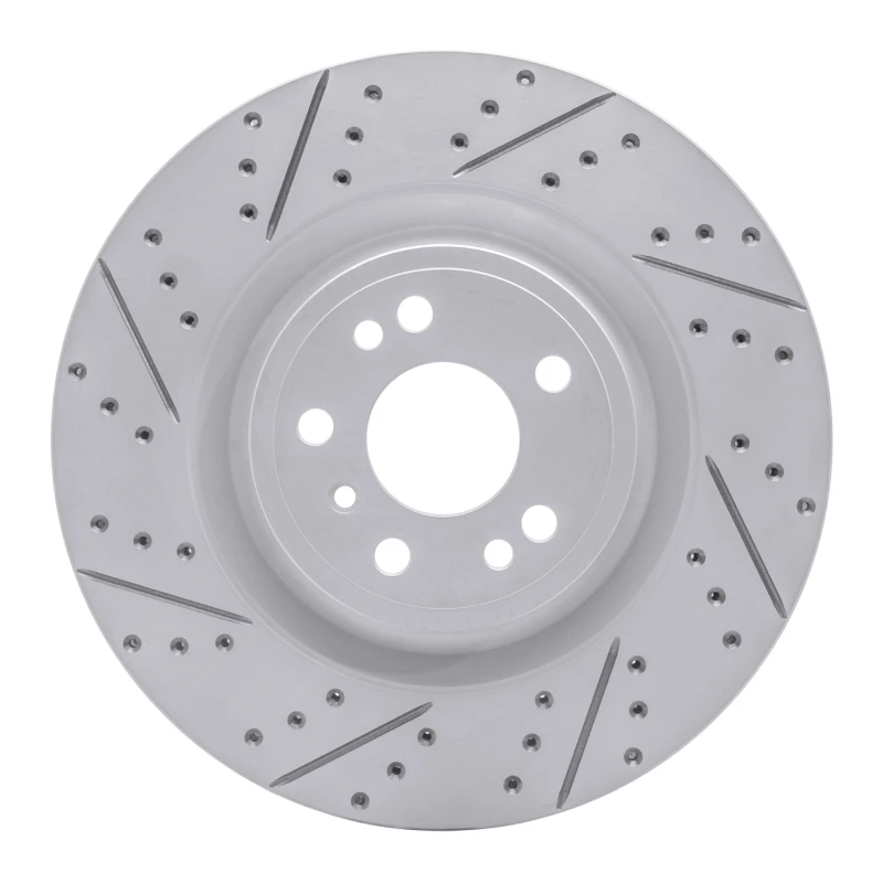 DFC 13-19 Mercedes-Benz GL350 Front Left Drilled & Slotted Geoperformance Rotor