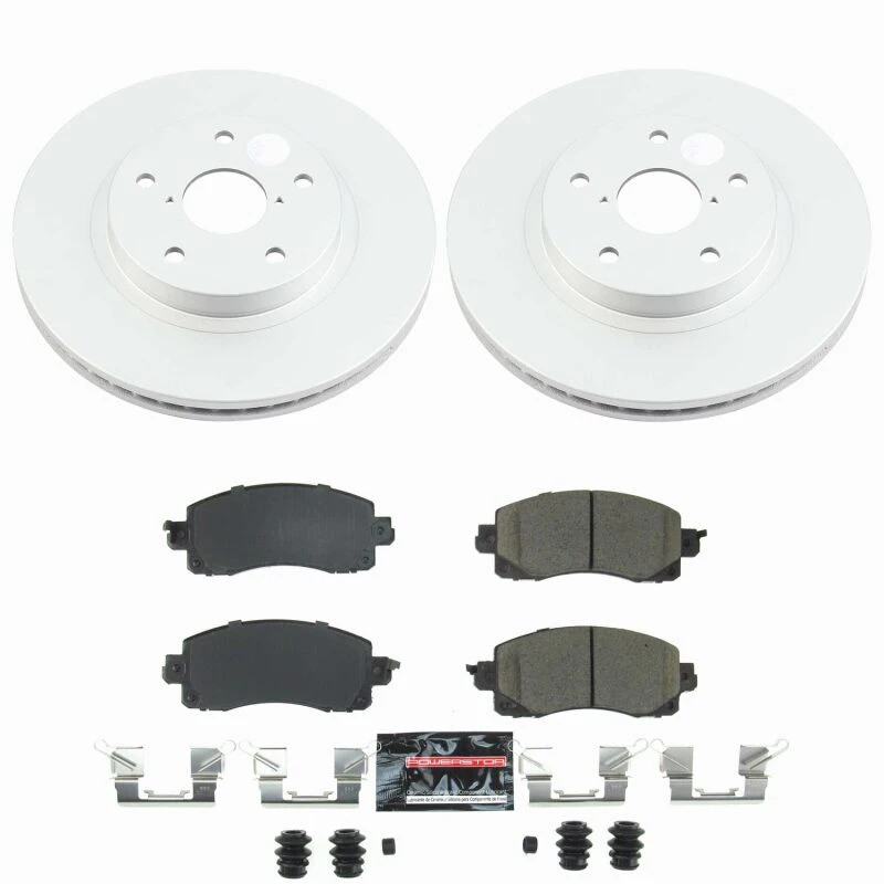 Power Stop 19-24 Subaru Forester Front Z23 Coated Brake Kit