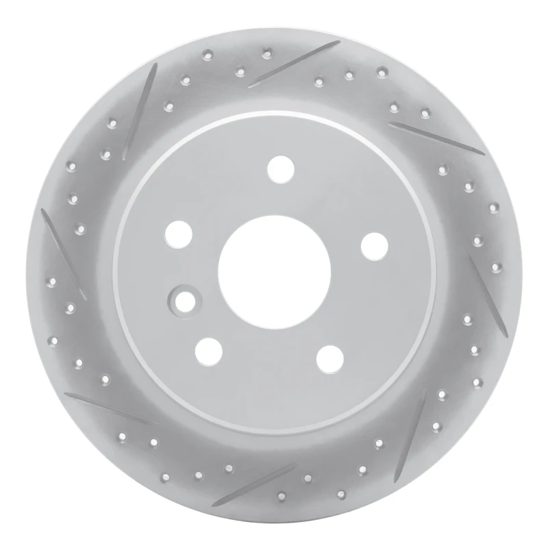 DFC 00-04 Toyota Avalon Rear Left Drilled & Slotted Geoperformance Rotor