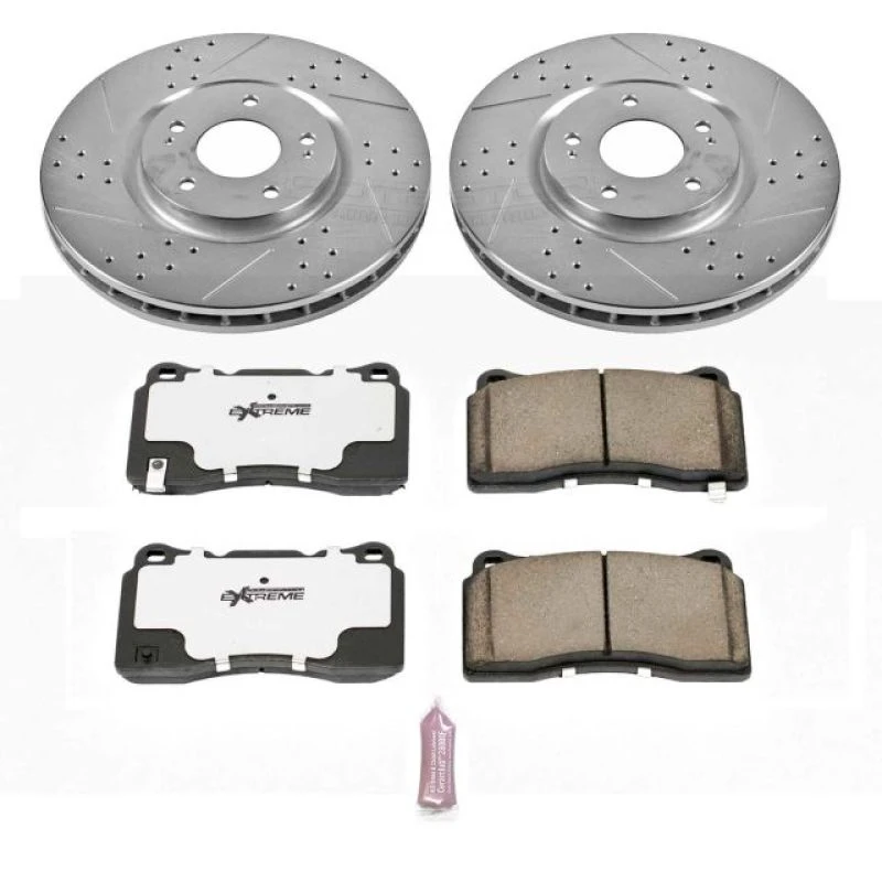 Power Stop Front Z26 Street Warrior Brake Kit for 03-06 Mitsubishi Lancer