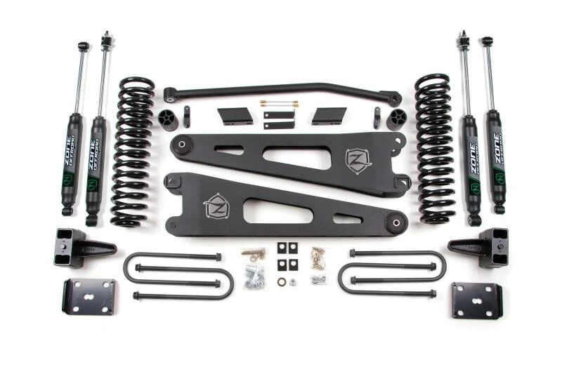 Zone Offroad 11 F SD 4in Radius Arm System - Diesel w/ovrld