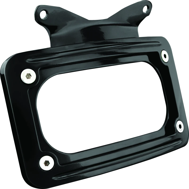 Kuryakyn Curved Nummernschildhalter in Schwarz