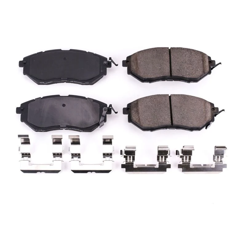 Power Stop Front Z17 Evolution Ceramic Brake Pads w/Hardware for 06-07 Subaru B9 Tribeca