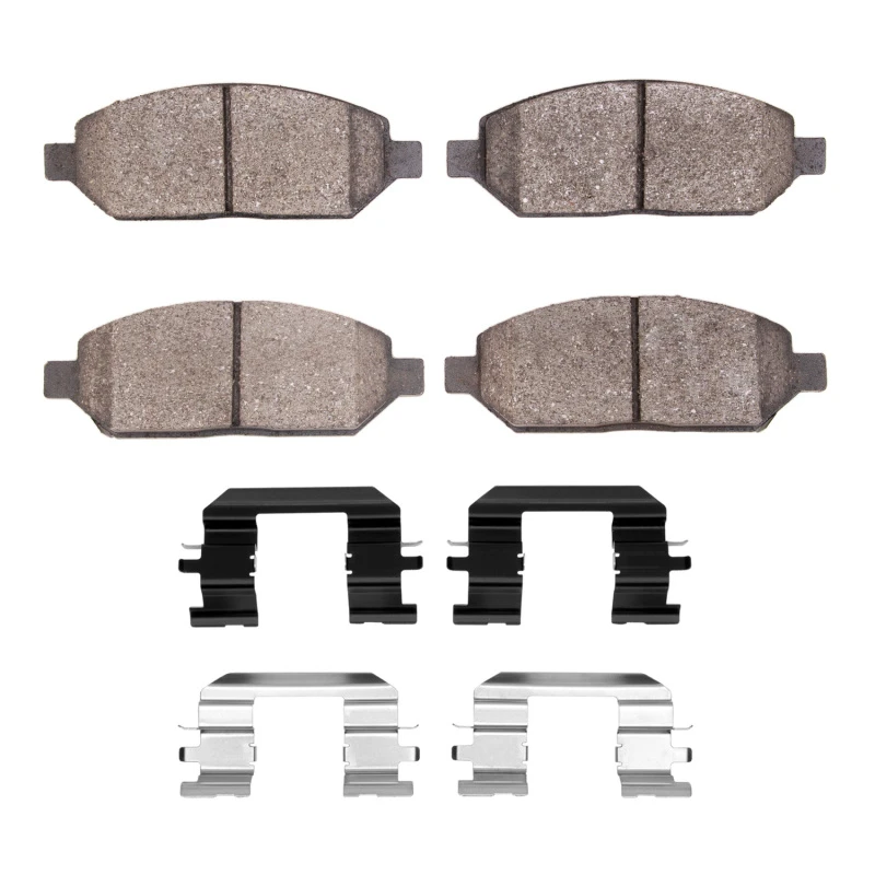 DFC 17-18 Chevrolet Spark (Mexico) Front 3000 Semi-Metallic Brake Pads and Hardware Kit