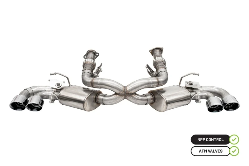 corsa-performance_21100-67930fe3d6847 Corsa 2020-24 Corvette C8 3 Zoll Ventil-Abgasanlage 4,5 Zoll Pol-Quad-Tipps - passt zu werkseitiger Performance-Abgasanlage mit AFM