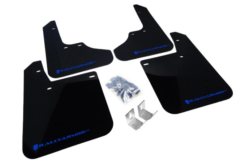 Rally Armor Black UR Mud Flap w/Blue Logo for 93-01 Subaru Impreza RS