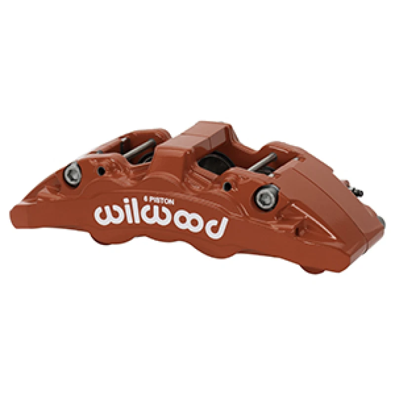 Wilwood Caliper - Aero6-DM-L/H - Red 1.62in Pistons 1.30 Disc for Universal