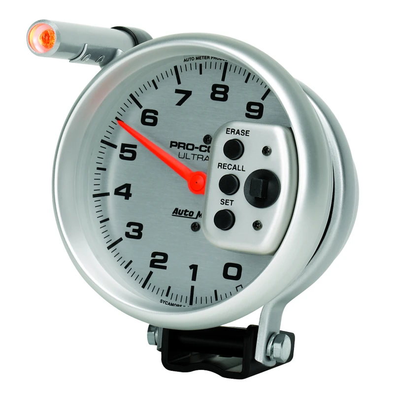 Autometer Ultra-Lite 5 inch 9000 RPM Single Range w/ Shift-Lite and Memory Tachometer