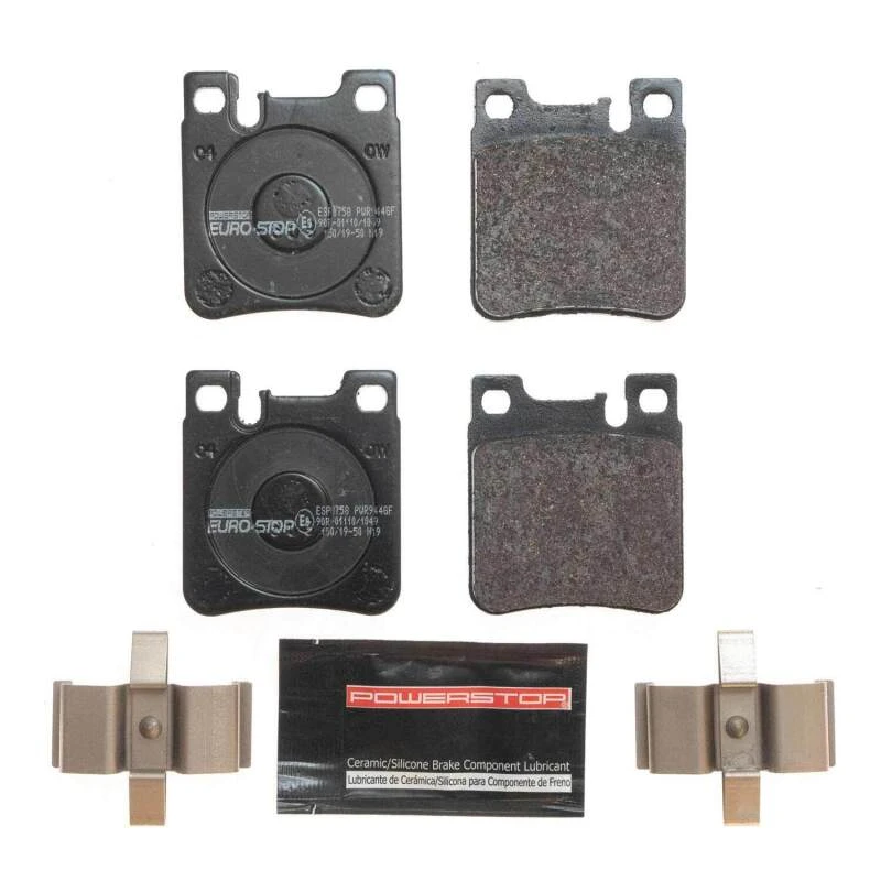 Power Stop 07-11 Mercedes-Benz SLK55 AMG Euro-Stop ECE-R90 Rear Brake Pads