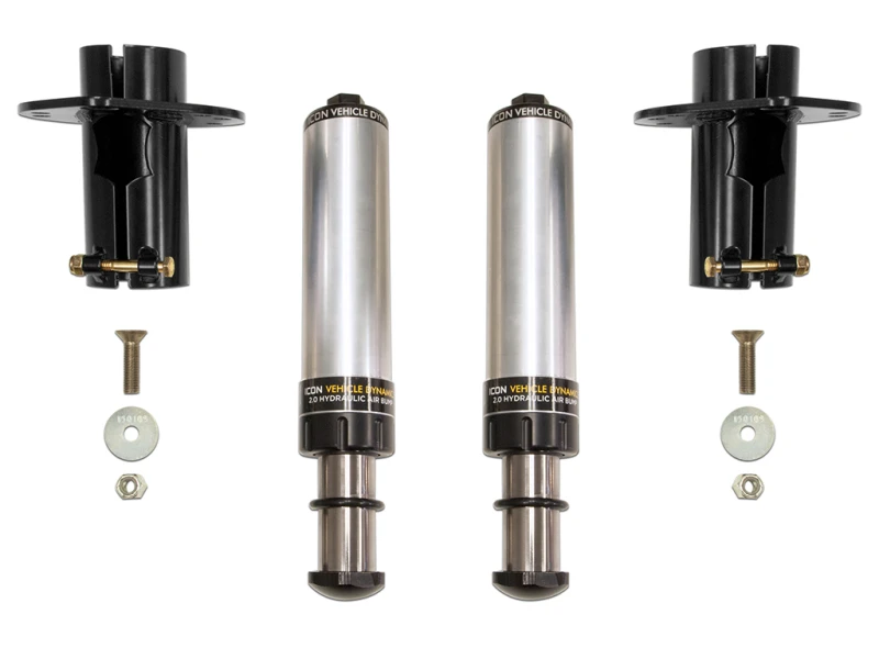 ICON 2020+ Jeep Gladiator JT / 2007+ Jeep Wrangler JK/JL Front Hydraulischer Bump Stop Kit