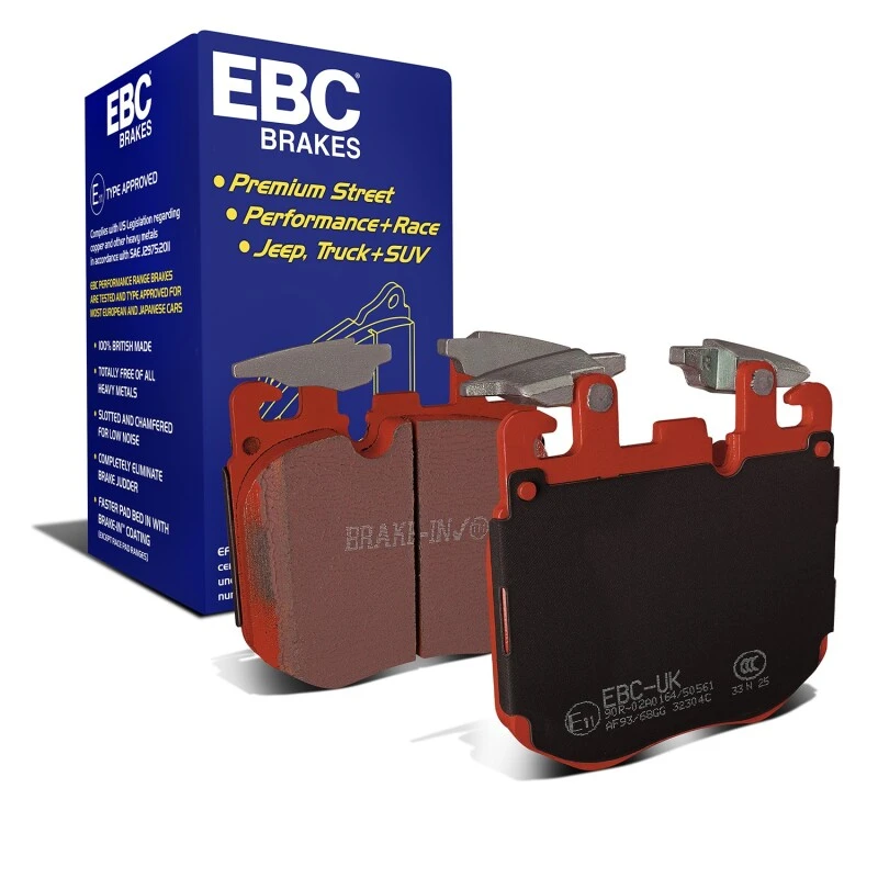 EBC 2019+ BMW X5 3.0T / 2020+ BMW X6 4.4TT M50 (G05/G06/G07) Redstuff Front Brake Pads
