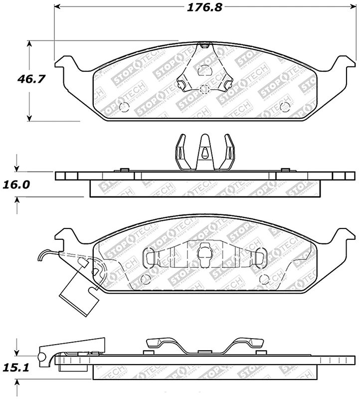 stoptech_305.06500-6794e04f6d932 StopTech Street Select Brake Pads - Front