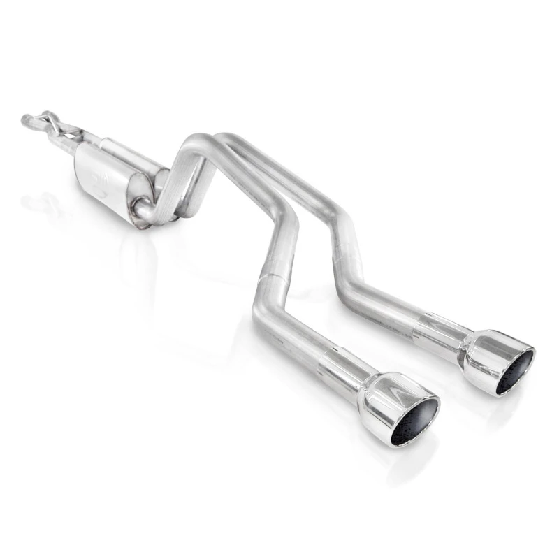 Stainless Works 2006-09 Trailblazer SS 6.0L 2-1/2 Zoll S-Rohr Auspuff X-Rohr Seitenstoßstange Ausgang