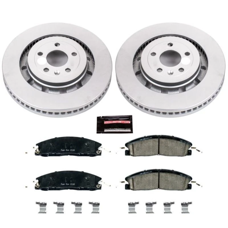 powerstop_CRK6374-679458800949a Power Stop 13-19 Ford Explorer Front Z17 Evolution Geomet Coated Brake Kit