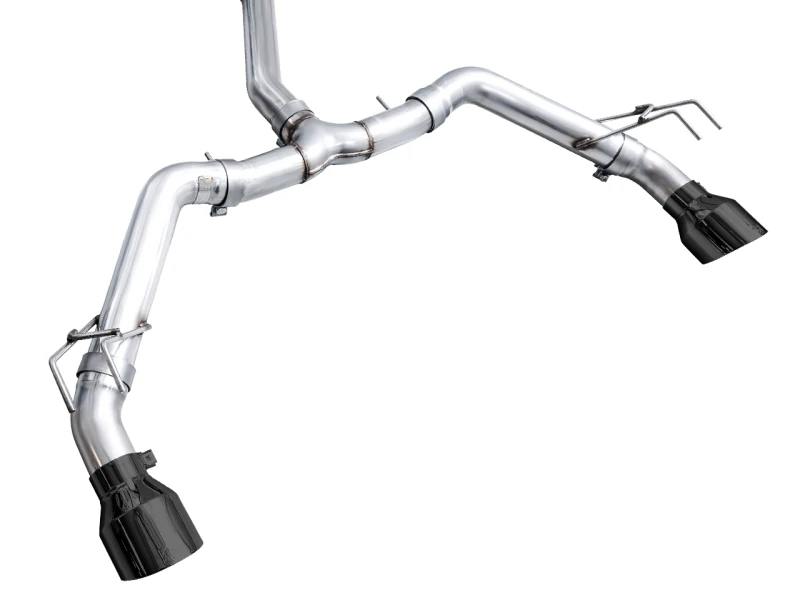 AWE Tuning 22+ Honda Civic Si/Acura Integra Track Edition Catback Auspuff - Doppelte Diamant-Schwarz Spitzen
