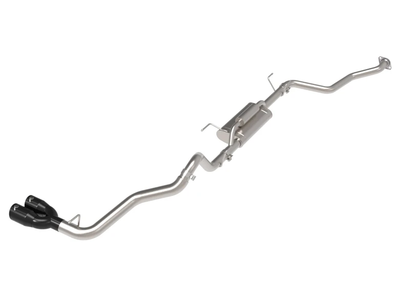 Vulcan Series Cat-Back Auspuffanlage mit schwarzer Spitze für 24-25 Toyota Tacoma L4-2.4L (t)