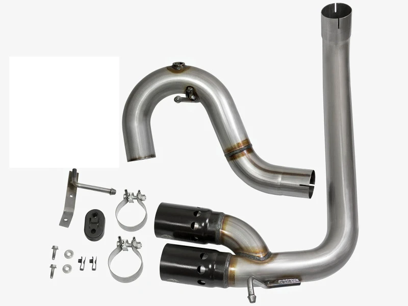 aFe Rebel Series DPF-Back 3 Zoll Seitenabgang SS Auspuffanlage mit IC Schwarze Spitze 2016 GM Colorado/Canyon 2.8L (td)